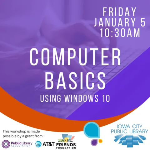Computer Basics using Windows 10 | Iowa City Public Library